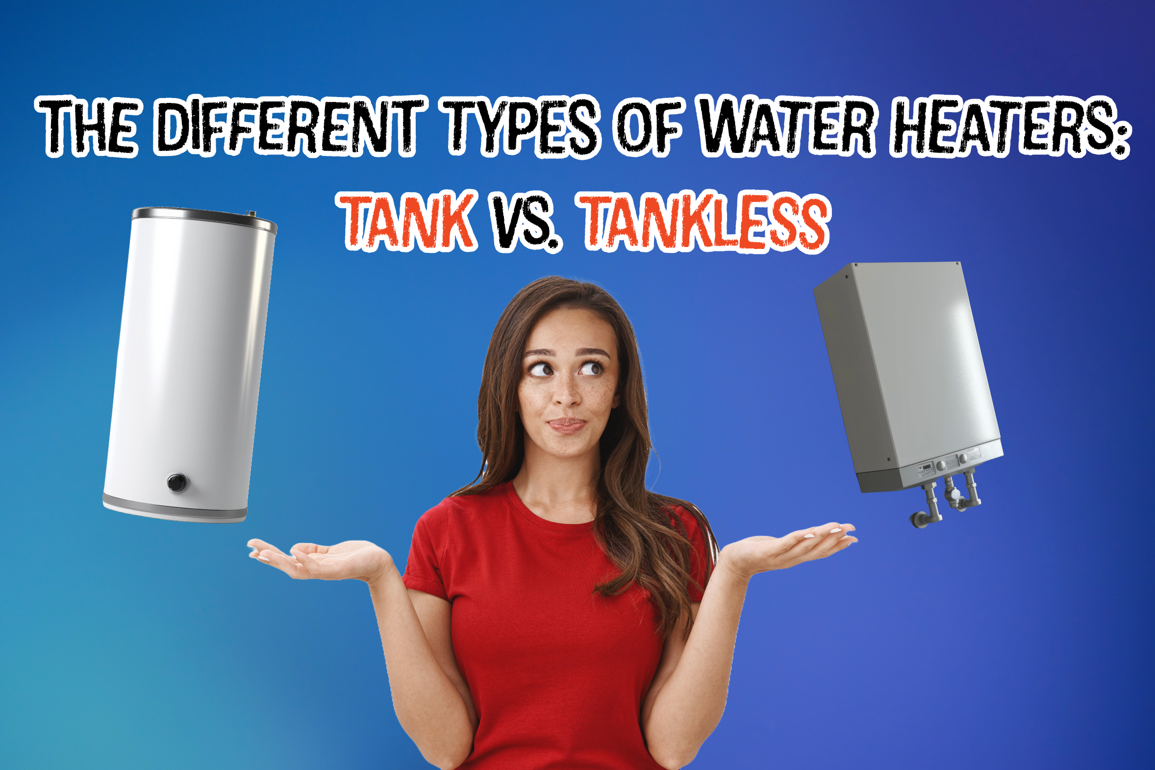 Westerville, Ohio plumbing blog on the differences between tank and tankless water heaters.