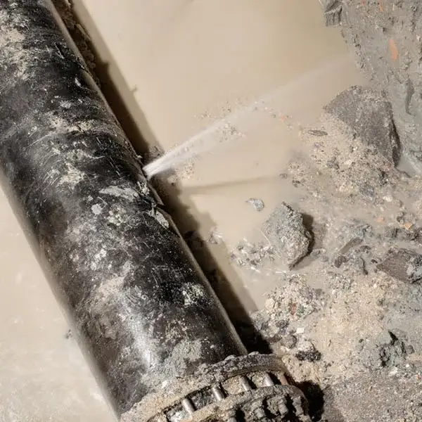 Sewer line leaking